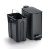Zeller Treteimer schwarz B/H/L: ca. 14x29x28,7 cm – Bild 4
