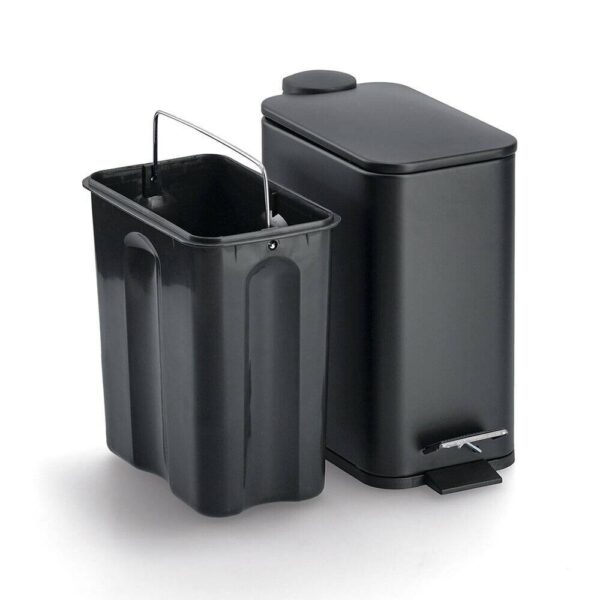 Zeller Treteimer schwarz B/H/L: ca. 14x29x28,7 cm – Bild 4
