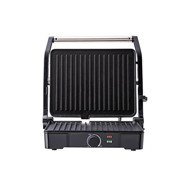 BERGNER Kontaktgrill silber B/H/L: ca. 15x37x38 cm – Bild 3