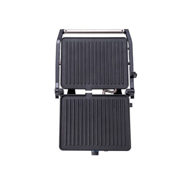 BERGNER Kontaktgrill silber B/H/L: ca. 15x37x38 cm – Bild 5