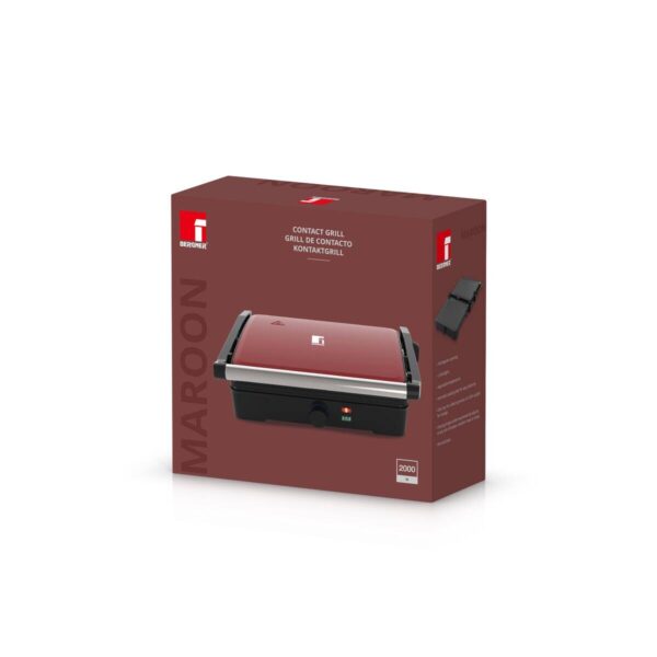 BERGNER Kontaktgrill schwarz Polypropylen B/H/L: ca. 15x36,5x38 cm – Bild 2