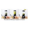 GOURMETmaxx Standmixer schwarz Edelstahl B/H/L: ca. 17,5x37,5x21 cm – Bild 4