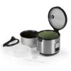 GOURMETmaxx Reiskocher schwarz silber B/H/L: ca. 23,6x25,2x23,2 cm – Bild 4