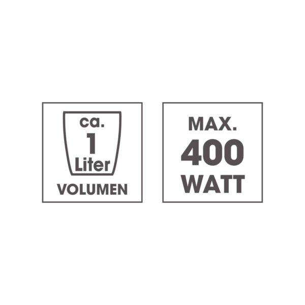GOURMETmaxx Reiskocher schwarz B/H/L: ca. 23,9x20,4x23,9 cm – Bild 3