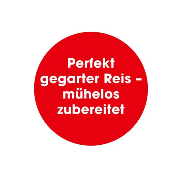 GOURMETmaxx Reiskocher schwarz B/H/L: ca. 23,9x20,4x23,9 cm – Bild 4