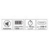 CLEANmaxx Akku-Handstaubsauger blau grau B/H/L: ca. 6,5x11,5x16 cm CLEANmaxx Akku-Handstaubsauger blau grau B/H/L: ca. 6,5x11,5x16 cm – Bild 2