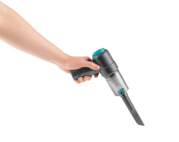 CLEANmaxx Akku-Handstaubsauger blau grau B/H/L: ca. 6,5x11,5x16 cm CLEANmaxx Akku-Handstaubsauger blau grau B/H/L: ca. 6,5x11,5x16 cm – Bild 3