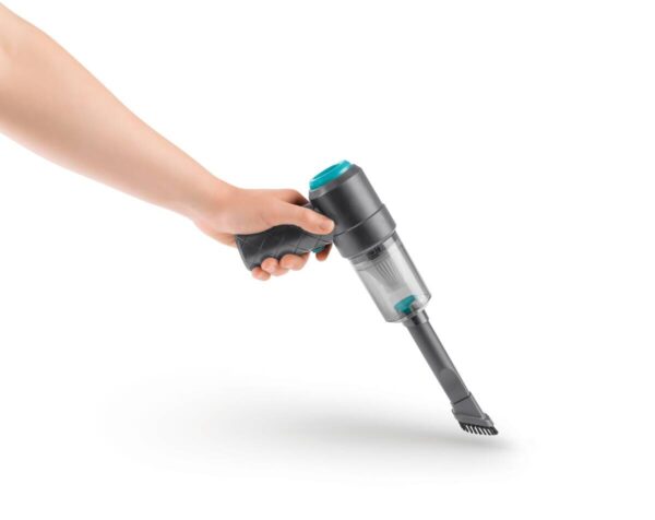CLEANmaxx Akku-Handstaubsauger blau grau B/H/L: ca. 6,5x11,5x16 cm CLEANmaxx Akku-Handstaubsauger blau grau B/H/L: ca. 6,5x11,5x16 cm – Bild 4