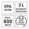CLEANmaxx Staubsauger schwarz rot B/H/L: ca. 28x32x40 cm – Bild 5