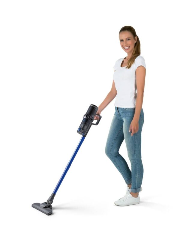 CLEANmaxx Akku-Staubsauger blau grau B/H/L: ca. 18,1x24,5x39,5 cm CLEANmaxx Akku-Staubsauger blau grau B/H/L: ca. 18,1x24,5x39,5 cm – Bild 2