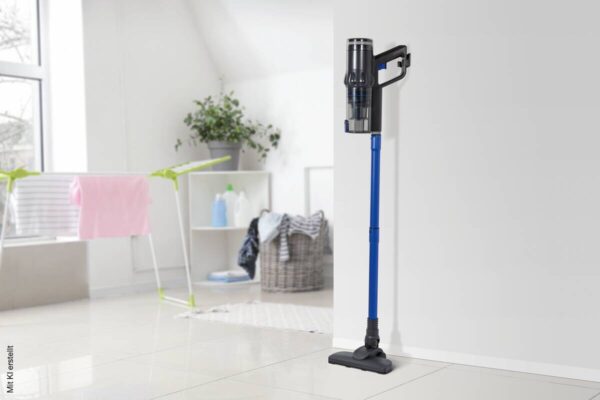 CLEANmaxx Akku-Staubsauger blau grau B/H/L: ca. 18,1x24,5x39,5 cm CLEANmaxx Akku-Staubsauger blau grau B/H/L: ca. 18,1x24,5x39,5 cm – Bild 4
