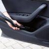 CLEANmaxx Akku-Handstaubsauger rot schwarz B/H/L: ca. 10x12x37 cm – Bild 3