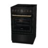 Gorenje Retro-Standherd 50cm mit Glaskeramikkochfeld GECS5B70CLB schwarz B/H/T: ca. 50x85x60 cm – Bild 3