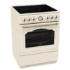 Gorenje Retro-Standherd 60cm mit Glaskeramikkochfeld GECS6B70CLI beige B/H/T: ca. 60x85x60 cm – Bild 2