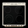 Gorenje Retro-Standherd 60cm mit Glaskeramikkochfeld GECS6B70CLI beige B/H/T: ca. 60x85x60 cm – Bild 3