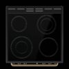 Gorenje Retro-Standherd 60cm mit Glaskeramikkochfeld GECS6B70CLB schwarz B/H/T: ca. 60x85x60 cm – Bild 3
