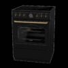 Gorenje Retro-Standherd 60cm mit Glaskeramikkochfeld GECS6B70CLB schwarz B/H/T: ca. 60x85x60 cm – Bild 4
