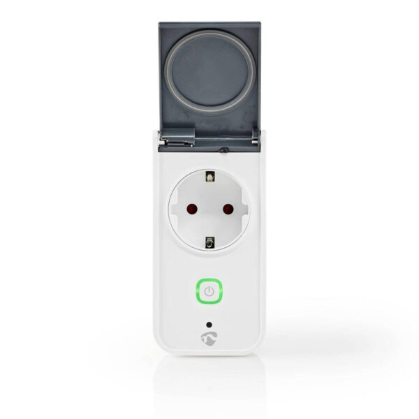 Nedis Smart-Stecker weiß grau Kunststoff B/H/L: ca. 6x11,5x9 cm – Bild 3
