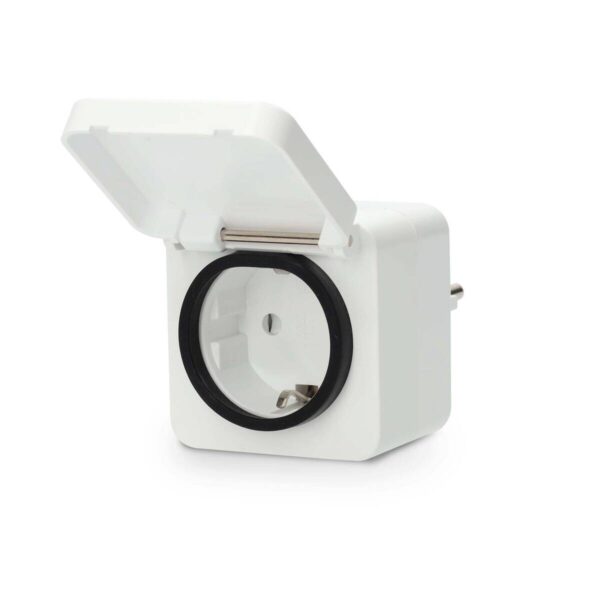 Nedis Smart-Stecker weiß grau Polycarbonat B/H/L: ca. 6x9,9x6 cm Nedis Smart-Stecker weiß grau Polycarbonat B/H/L: ca. 6x9,9x6 cm – Bild 2