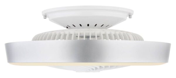 GLOBO LED-Deckenventilator weiß grau Metall Kunststoff H/D: ca. 20,6x54,8 cm 1 Brennstellen – Bild 2