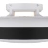 GLOBO LED-Deckenventilator mattschwarz weiß Opal Kunststoff Acryl H/D: ca. 20x45 cm 1 Brennstellen – Bild 4