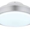 GLOBO LED-Deckenventilator Opal silber weiß Acryl Kunststoff H/D: ca. 20x45 cm 1 Brennstellen GLOBO LED-Deckenventilator Opal silber weiß Acryl Kunststoff H/D: ca. 20x45 cm 1 Brennstellen – Bild 2
