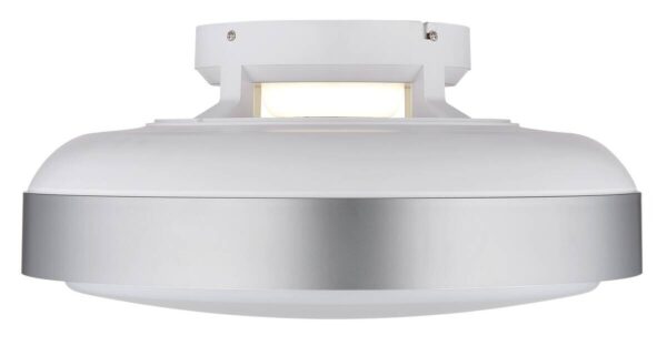 GLOBO LED-Deckenventilator Opal silber weiß Acryl Kunststoff H/D: ca. 20x45 cm 1 Brennstellen GLOBO LED-Deckenventilator Opal silber weiß Acryl Kunststoff H/D: ca. 20x45 cm 1 Brennstellen – Bild 5