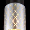 GLOBO Strahler mattschwarz klar Chrom Glas Metall B/H/L: ca. 8x20x16,5 cm E27 1 Brennstellen – Bild 4