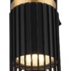 GLOBO Strahler mattschwarz Metall Aluminium B/H: ca. 7x12 cm GU10 1 Brennstellen – Bild 2