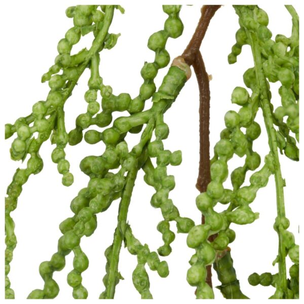 Kunstpflanze Sukkulente hängend grün Kunststoff L: ca. 63 cm – Bild 2