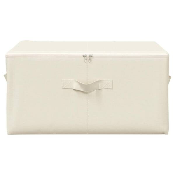 vidaXL Aufbewahrungsbox creme B/H/L: ca. 34x23x43 cm vidaXL Aufbewahrungsbox creme B/H/L: ca. 34x23x43 cm – Bild 5