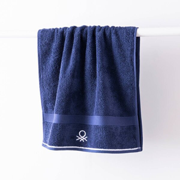 BENETTON Handtuch CORE dunkelblau Baumwolle B/L: ca. 50x90 cm – Bild 3