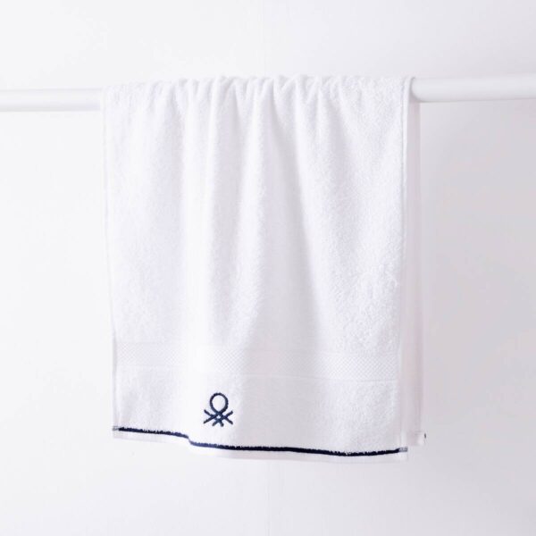 BENETTON Handtuch CORE weiß Baumwolle B/L: ca. 50x90 cm – Bild 2