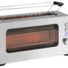 POCOline Toaster silber Edelstahl Kunststoff B/H/L: ca. 14,5x19,2x38,5 cm – Bild 2