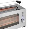 POCOline Toaster silber Edelstahl Kunststoff B/H/L: ca. 14,5x19,2x38,5 cm – Bild 3