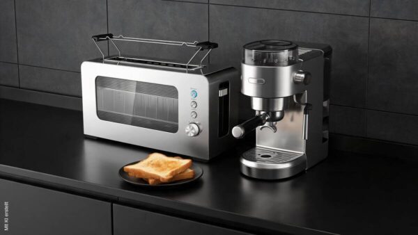 POCOline Toaster silber Edelstahl Kunststoff B/H/L: ca. 14,5x19,2x38,5 cm – Bild 4