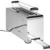 POCOline Toaster silber Edelstahl Kunststoff B/H/L: ca. 14,5x19,2x38,5 cm – Bild 5