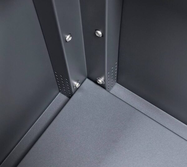 Westmann Hochbeet Plexa anthrazit Metall B/H/L: ca. 100x85x50 cm – Bild 4