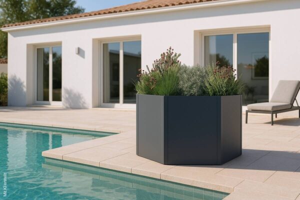 Westmann Hochbeet Varia anthrazit Metall B/H/L: ca. 100x52x100 cm – Bild 3