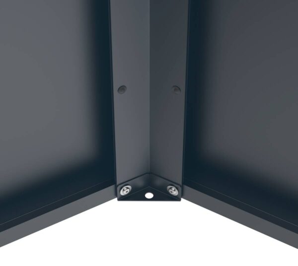Westmann Hochbeet Varia anthrazit Metall B/H/L: ca. 100x52x100 cm – Bild 5