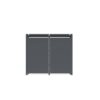 Westmann Mülltonnenbox Tonus anthrazit B/H/L: ca. 132x116x80 cm – Bild 2