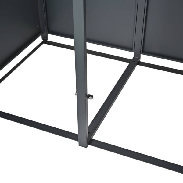 Westmann Mülltonnenbox Tonus anthrazit B/H/L: ca. 132x116x80 cm – Bild 5