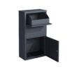 Westmann Briefkasten mit Paketbox Pollux anthrazit B/H/L: ca. 22x82x44 cm – Bild 2
