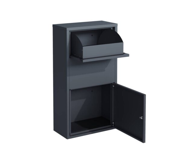 Westmann Briefkasten mit Paketbox Pollux anthrazit B/H/L: ca. 22x82x44 cm – Bild 2