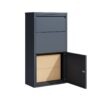 Westmann Briefkasten mit Paketbox Pollux anthrazit B/H/L: ca. 22x82x44 cm – Bild 5