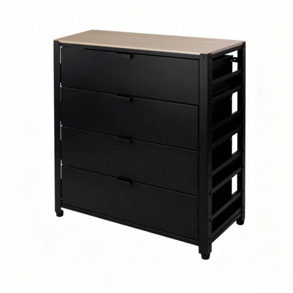 Werkbank schwarz B/H/T: ca. 80x90x40 cm Werkbank schwarz B/H/T: ca. 80x90x40 cm – Bild 2