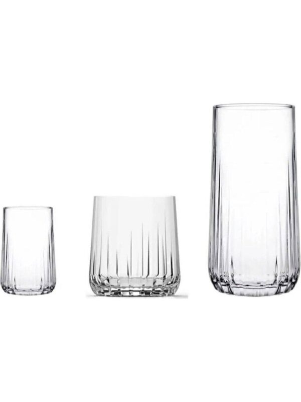HermiaConcept Gläserset Nova 18-tlg. transparent – Bild 2