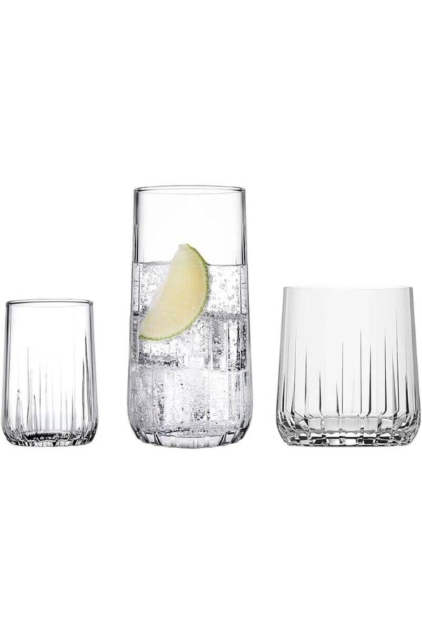 HermiaConcept Gläserset Nova 18-tlg. transparent – Bild 4