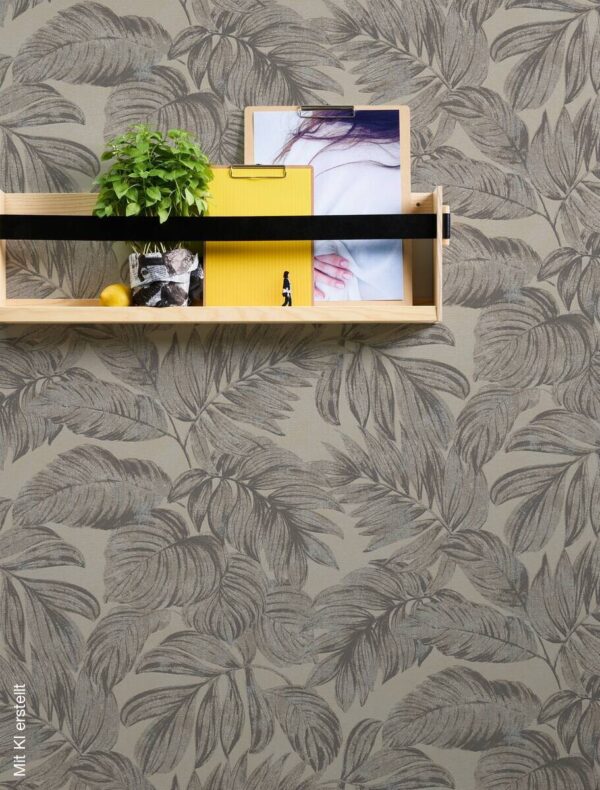 A.S.Creation Vliestapete beige grau B/H/D: ca. 53x1005x10 cm – Bild 2