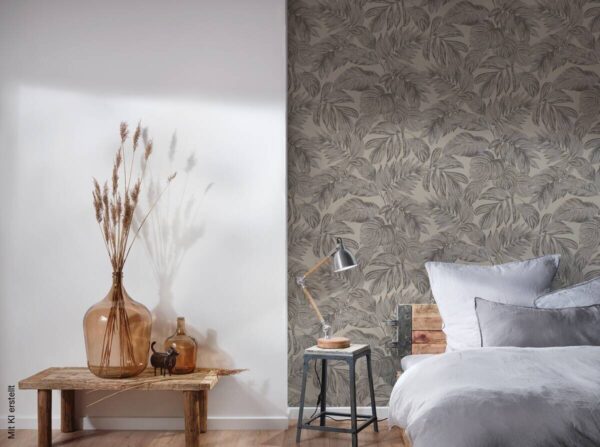 A.S.Creation Vliestapete beige grau B/H/D: ca. 53x1005x10 cm – Bild 5